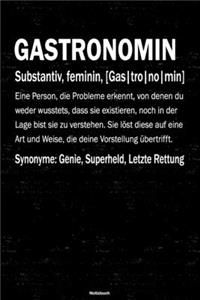 Gastronomin Notizbuch