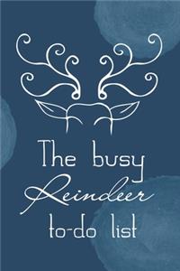 The busy reindeer to-do list