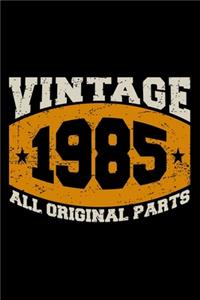 Vintage 1985 All Original Parts