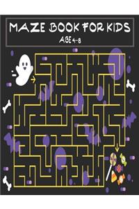 Maze book for kids age 4-8