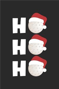 Golf Notebook - Ho Ho Ho Journal - Golf Player Diary