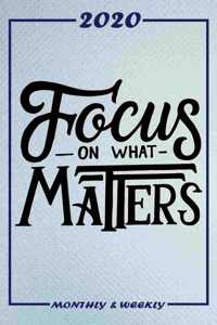 Set My 2020 Goals - Weekly and Monthly Planner