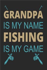 Grandpa is my name fishing is my game