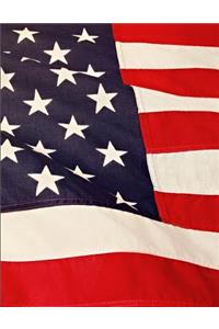 USA American Flag Journal Notebook
