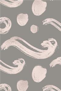 Cute Pattern Rose Gold Sketchbook 3