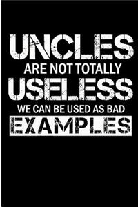 Uncles Are Not Totally Useless We Can Be Used as Bad Examples