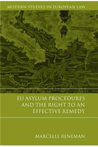 EU Asylum Procedures and the Right to an Effective Remedy