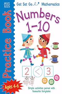 Get Set Go: Practice Book - Numbers 1 to 10