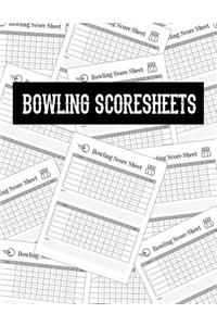 Bowling Score Sheets