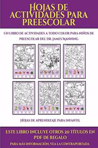 Hojas de aprendizaje para infantil (Hojas de actividades para preescolar)