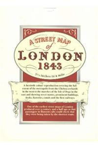 Street Map of London, 1843