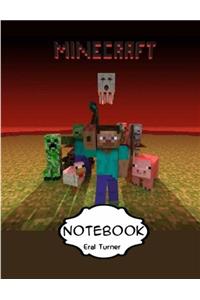 Notebook Journal : Minecraft 04: Pocket Notebook Journal Diary, 120 pages, 8.5 x 11 (Dot-Grid,Graph,Lined,Blank Notebook Journal)