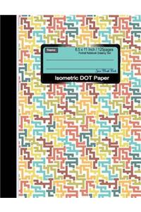 Isometric DOT Paper Portrait Notebook Drawing Tool