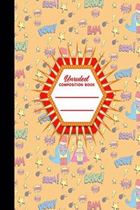 Unruled Composition Book