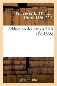 Adduction Des Eaux À Alais