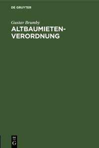 Altbaumietenverordnung