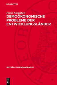 Demoökonomische Probleme Der Entwicklungsländer