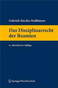 Das Disziplinarrecht Der Beamten