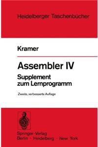 Assembler IV: Supplement Zum Lernprogramm