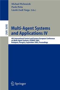 Multi-Agent Systems and Applications IV