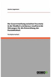 Der Zusammenhang zwischen Traumata in der Kindheit und daraus resultierende Störungen für die Entwicklung der Persönlichkeit