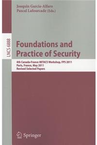 Foundations and Practice of Security