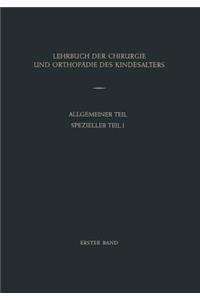 Lehrbuch Der Chirurgie Und Orthopädie Des Kindesalters