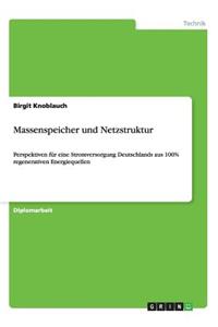 Massenspeicher und Netzstruktur: Perspektiven für eine Stromversorgung Deutschlands aus 100% regenerativen Energiequellen