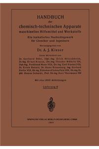 Handbuch der chemisch-technischen Apparate maschinellen Hilfsmittel und Werkstoffe