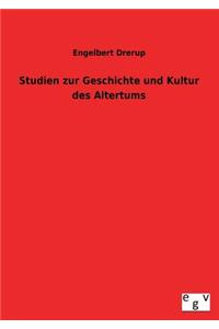 Studien Zur Geschichte Und Kultur Des Altertums