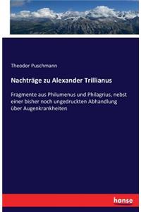 Nachträge zu Alexander Trillianus
