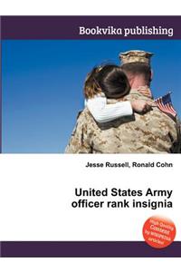 United States Army Officer Rank Insignia