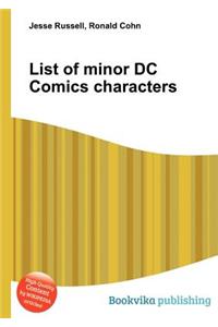 List of Minor DC Comics Characters