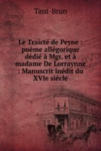 Le Traicte de Peyne
