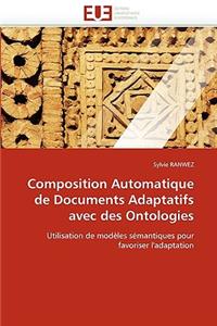 Composition Automatique de Documents Adaptatifs Avec Des Ontologies
