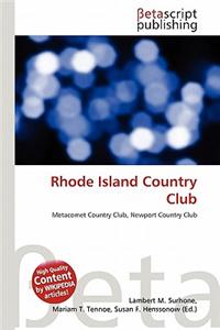 Rhode Island Country Club