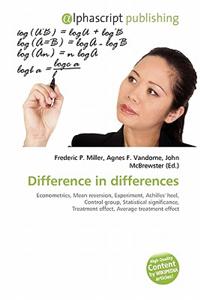 Difference in Differences