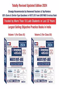 UBD1960 Errorless Physics Hindi(Bhoutiki)for NEET/IIT-JEE(Main & Advanced)as per NTA/JAB(Paperback+Free Smart E-book)New Edition2024(2 volumes)Original Errorless Self Scorer with Trademark Certificate