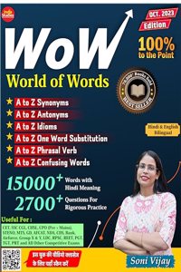 WOW Vocabulary Book WOW book SSC Vocab book with Soni ma'am