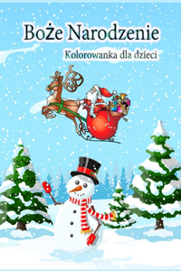 Kolorowanka dla dzieci na Boże Narodzenie