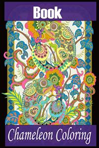 Book Chameleon Coloring