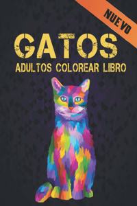 Libro Colorear Gatos Adultos