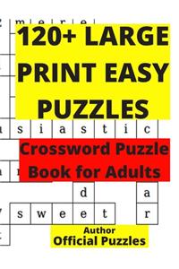 120+ Large Print Easy Puzzles