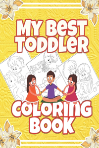 My best toddler Coloring book