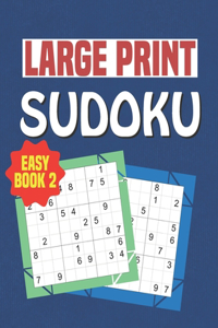 Large Print Sudoku Easy Book 2
