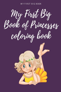 My first big book My First Big Book of Princesses coloring book
