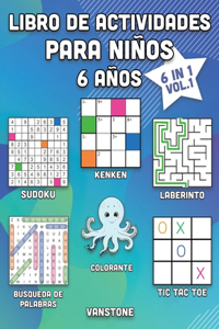 Libro de actividades para niños 6 años