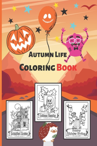 Autumn Life Coloring Book