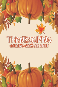 Thanksgiving Coloring Books for Adults
