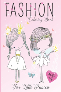 Fashion Coloring Book For Girls